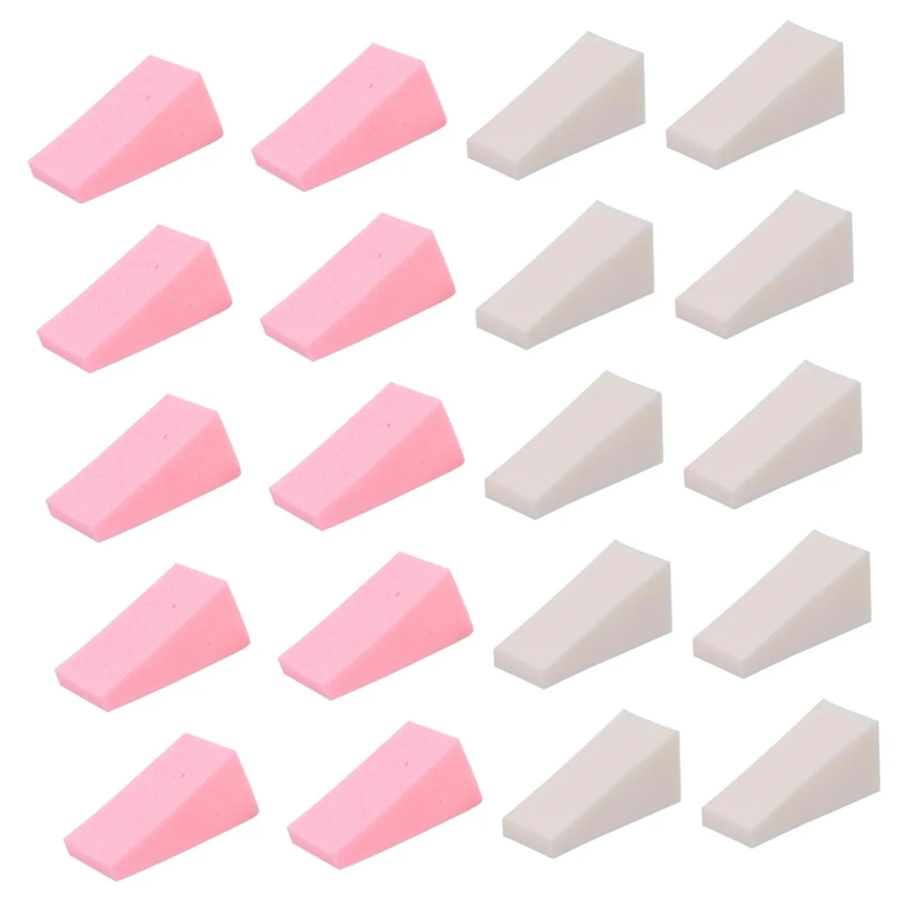 30Pcs Triangle Makeup Sponge Dual Use Dry Wet Beauty for Foundation Concealer Powder Puff for Makeup Application