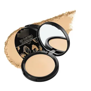 4-in-1 Mattifying Compact - Perfect Matte Coverage, Moisturizer, Primer & Skin Repair, With Macadamia Oil & Vitamin E, Delicate Darling (Light) - 9g