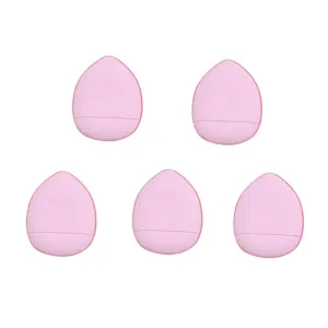 5/10Pcs Mini Finger Puff Foundation Small Air Cushion Powder Sponge Face Concealer BB Cream Cosmetic Applicator Makeup Tools(5 pink in bag)