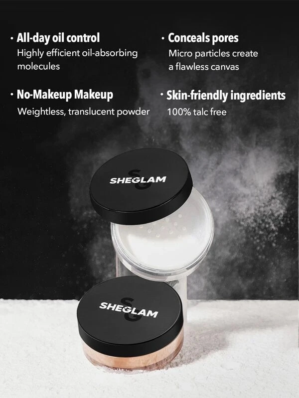 Baked Glow Setting Powder - Light Brown