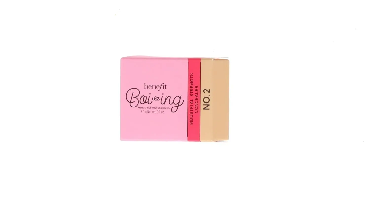 Benefit Cosmetics Boi-ing Industrial Strength Full Coverage Concealer Shade #2 Light/Medium 0.1 oz