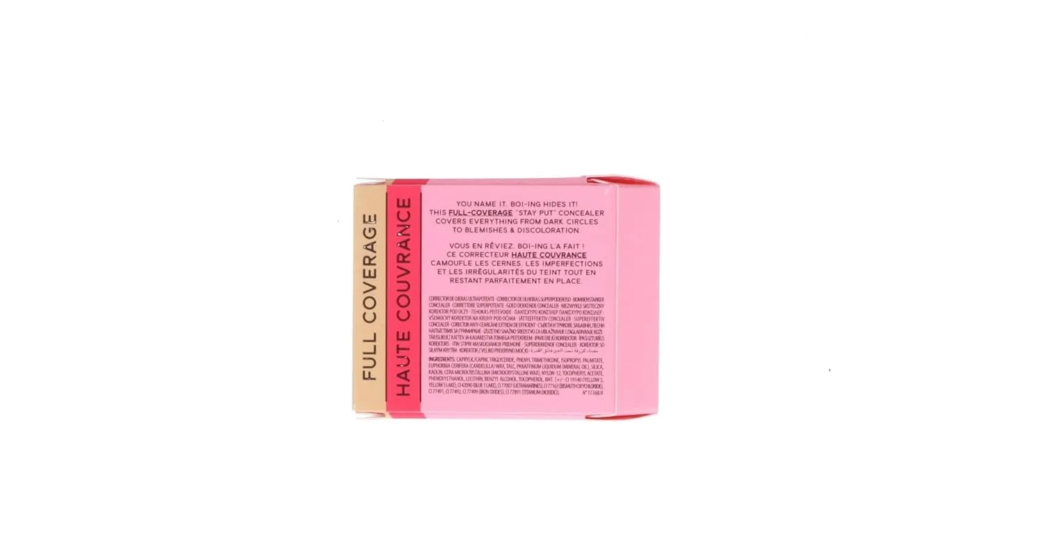 Benefit Cosmetics Boi-ing Industrial Strength Full Coverage Concealer Shade #2 Light/Medium 0.1 oz