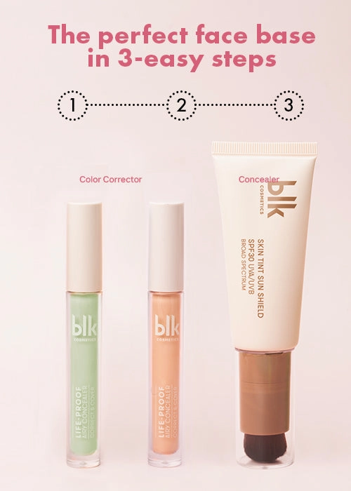 blk cosmetics daydream life-proof airy corrector light peach