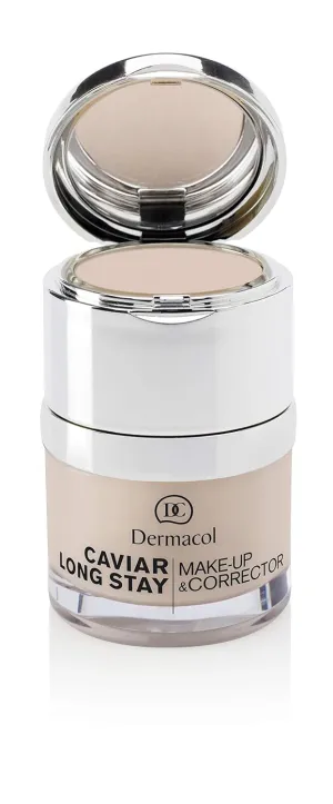 DERMACOL CAVIAR Long Stay Make-up & Corrector with Caviar Extracts and a Perfecting Concealer (Fair)
