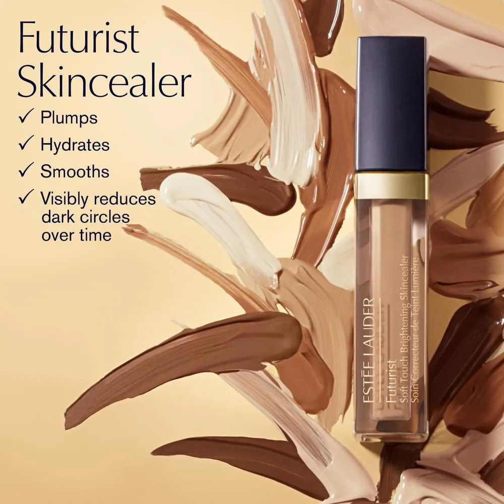 Estée Lauder Futurist Soft Touch Brightening Skincealer Concealer with Vitamin C, 0.2 Fl Oz