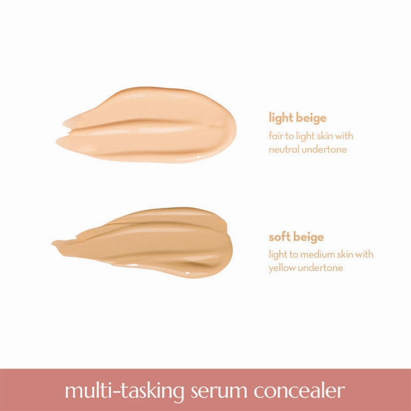 Happy Skin Second Skin Multi-Tasking Serum Concealer in Light Beige