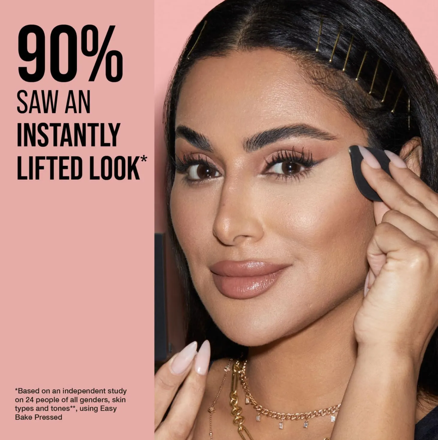 HUDA BEAUTY Easy Bake and Snatch Pressed Talc-Free Brightening and Setting Powder Cupcake