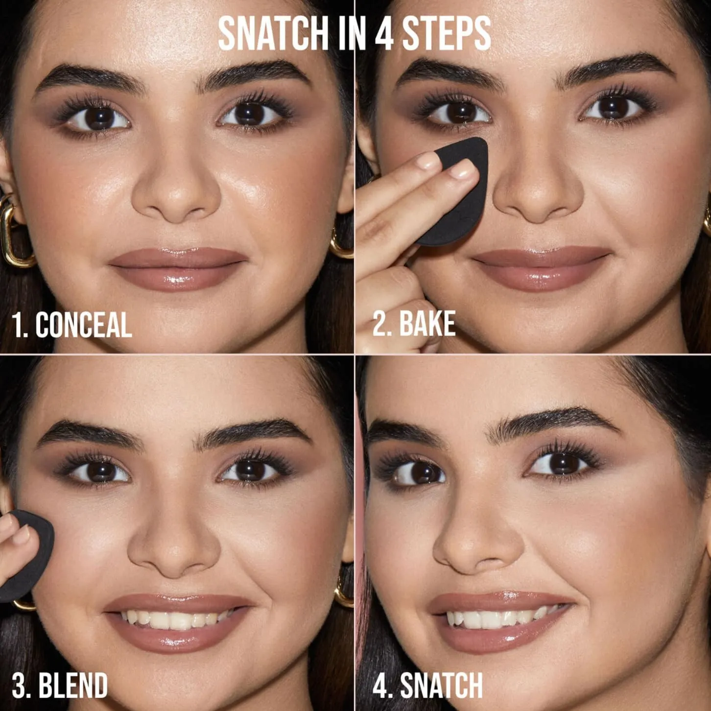 HUDA BEAUTY Easy Bake and Snatch Pressed Talc-Free Brightening and Setting Powder Cupcake