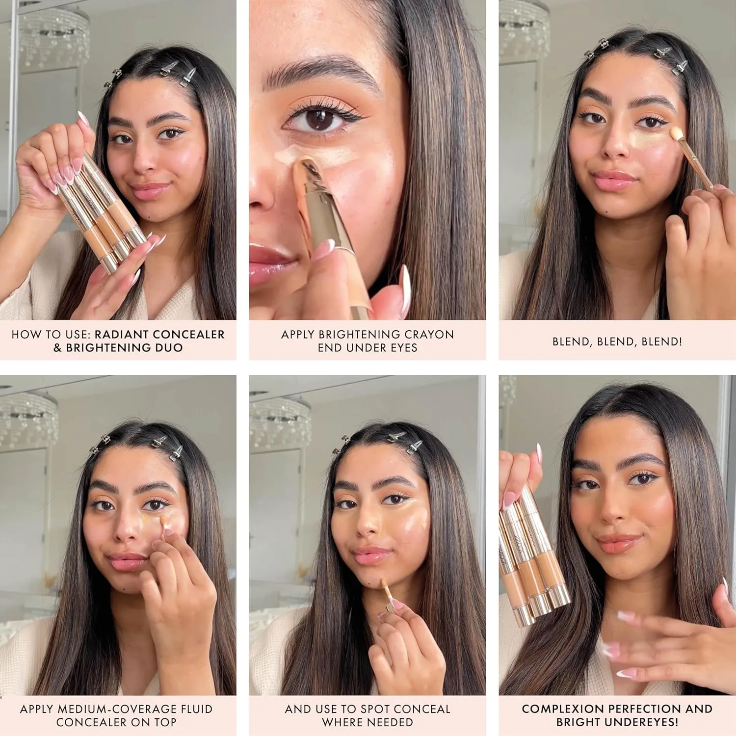 ICONIC LONDON Radiant Concealer & Brightening Duo | Creamy Liquid   Brightening Crayon Dual Ended Concealer, Cruelty Free, Vegan Makeup