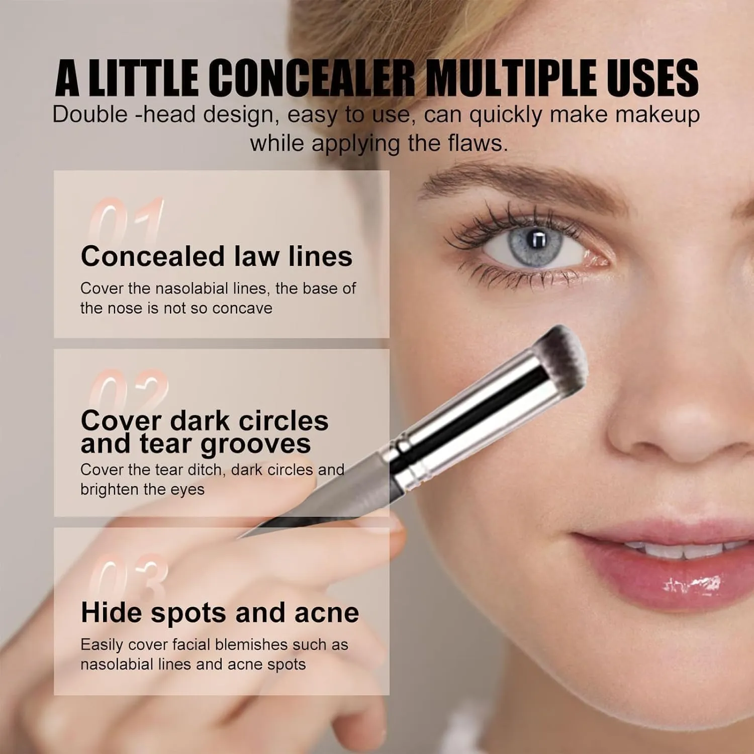 Inauguratei Under Eye Brightener, Neutraln Under Eye Brightener, Eye Brightener, Under Eye Concealer (Natural, 1)