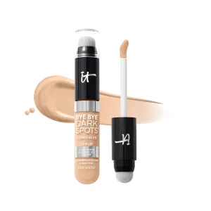IT Cosmetics Bye Bye Dark Spots Concealer   Brightening Serum – 2% Niacinamide, Hyaluronic Acid & Caffeine - Medium Coverage, Natural Finish, All Skin Types - 0.22 fl oz