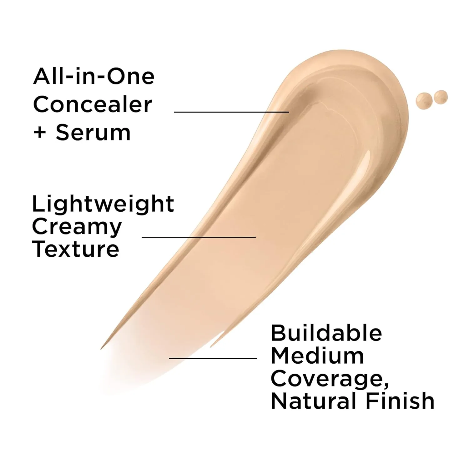 IT Cosmetics Bye Bye Dark Spots Concealer   Brightening Serum – 2% Niacinamide, Hyaluronic Acid & Caffeine - Medium Coverage, Natural Finish, All Skin Types - 0.22 fl oz