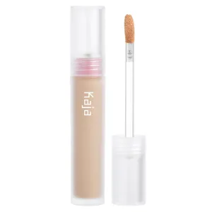Kaja Liquid Concealer - Don't Settle | Buildable, Lightweight, Light-to-medium Coverage, Color-correcting, 06 Boba Tea, 0.21 Oz