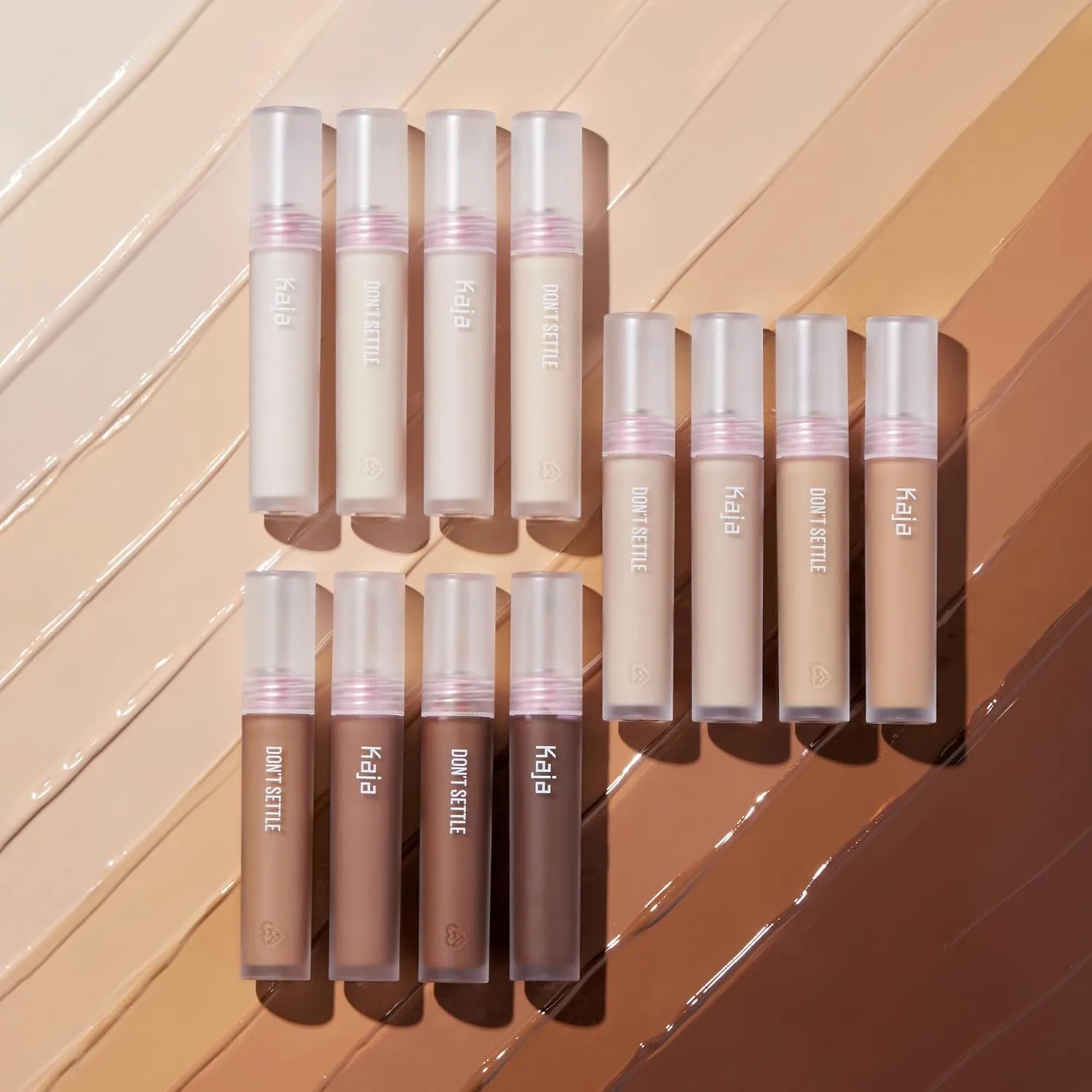 Kaja Liquid Concealer - Don't Settle | Buildable, Lightweight, Light-to-medium Coverage, Color-correcting, 06 Boba Tea, 0.21 Oz