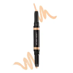 Laura Mercier Secret Camouflage Brighten and Correct Duo, 2-in-1 Face and Under Eye Concealer Stick, Blurs Imperfections and Reduces Appearance of Undereye Dark Circles, Full Coverage