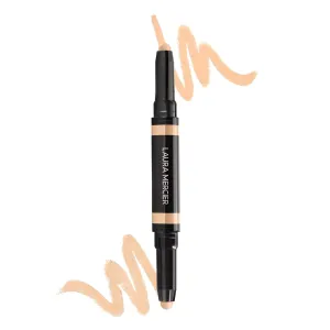Laura Mercier Secret Camouflage Brighten and Correct Duo, 2-in-1 Face and Under Eye Concealer Stick, Blurs Imperfections and Reduces Appearance of Undereye Dark Circles, Full Coverage