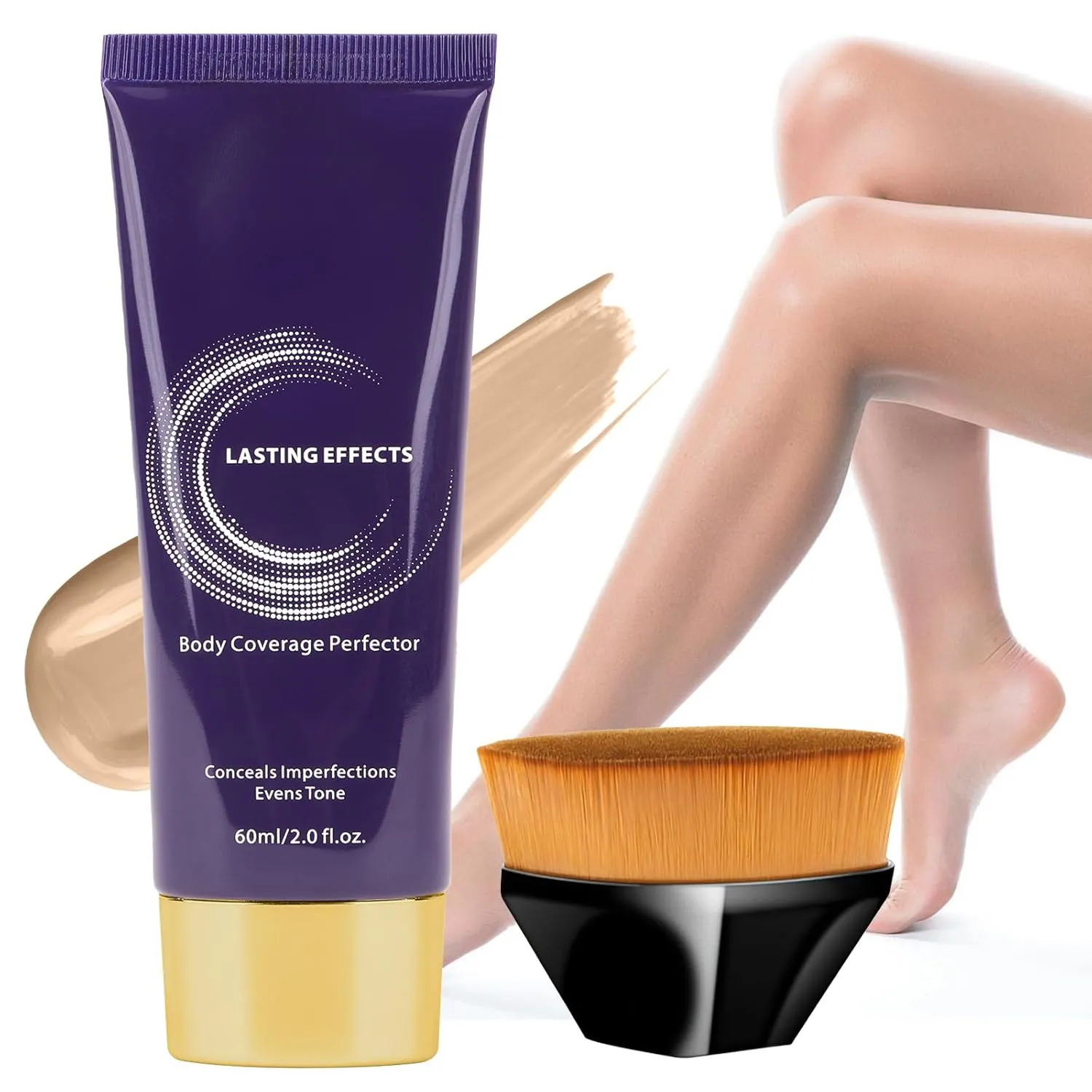 Leg Makeup is Waterproof and Does not Transfer, Blurring Leg and Body Scars, and Skin Concealer. Perfect Body Coverage, Easy to Apply, Radiant and Lasting Skin-Friendly Effect.