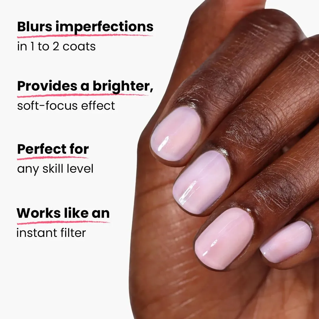 LONDONTOWN kur Illuminating Nail Concealer, Vegan, Cruelty Free, Gluten Free, Paraben Free Sheer Nail Polish Long Lasting Brightening Nail Care