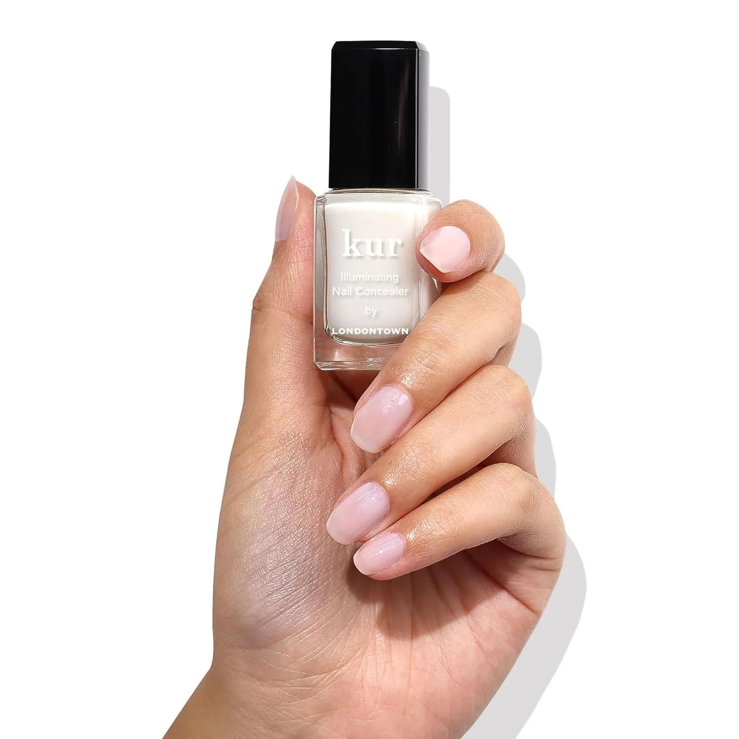 LONDONTOWN kur Illuminating Nail Concealer, Vegan, Cruelty Free, Gluten Free, Paraben Free Sheer Nail Polish Long Lasting Brightening Nail Care