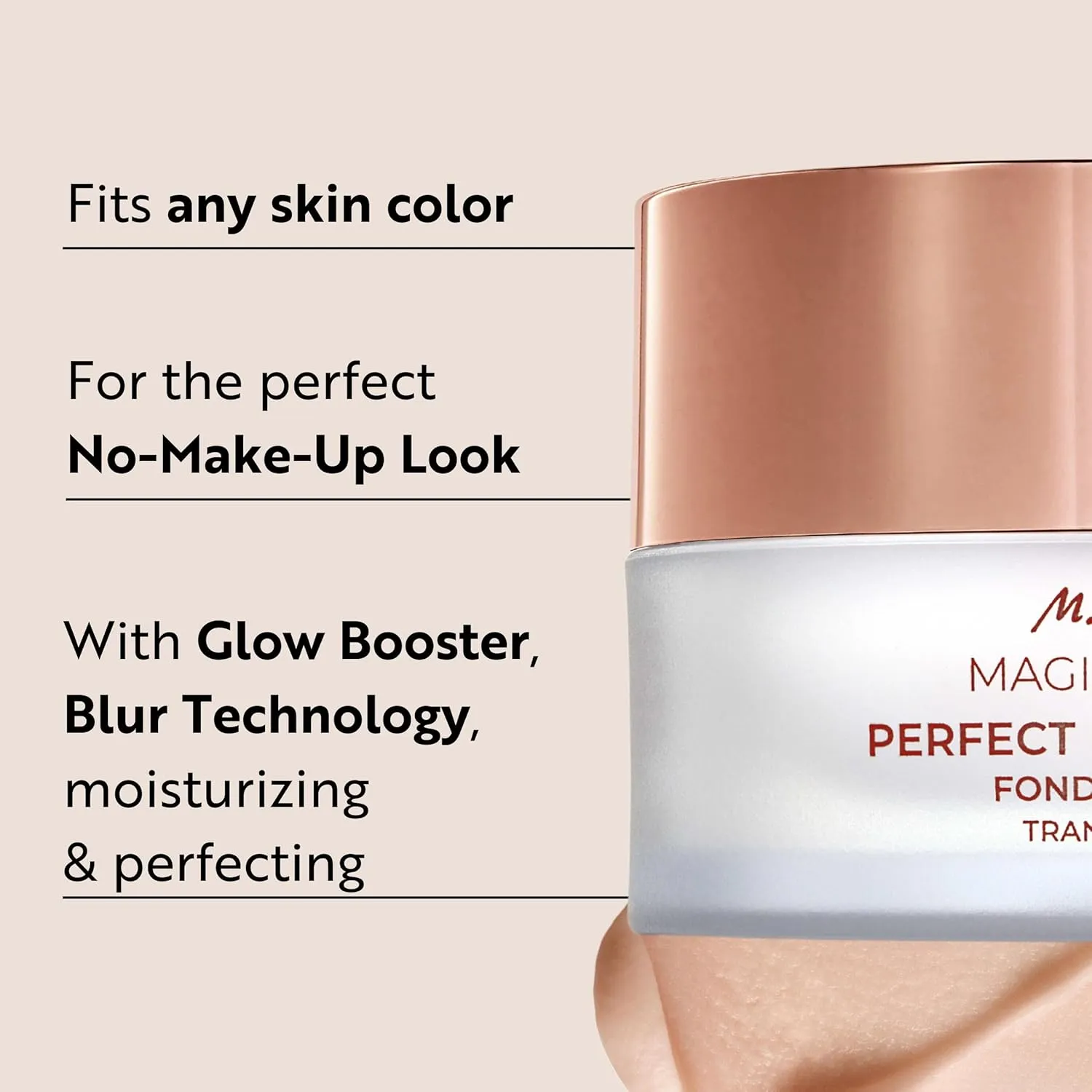 M. Asam Magic Finish Perfect Me Primer (1.01 Fl Oz) - Make-Up Hydrating Face Foundation Primer For A Flawless Skin, Ideal For Touch Ups, With Blurring Effect, Matches Various Skin Tones