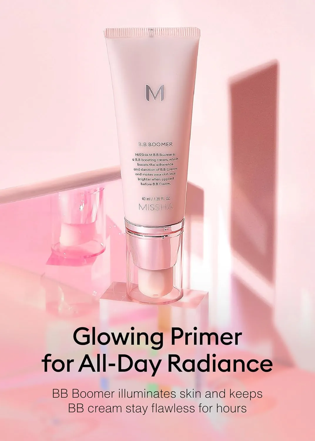 MISSHA BB ESSENTIALS KIT M PERFECT COVER BB CREAM No.21 Light Beige - Light with Cool Undertone/SPF 42 PA    1.69 oz & M BB Boomer 1.35 oz -Lightweight, Multi-Function, High Coverage
