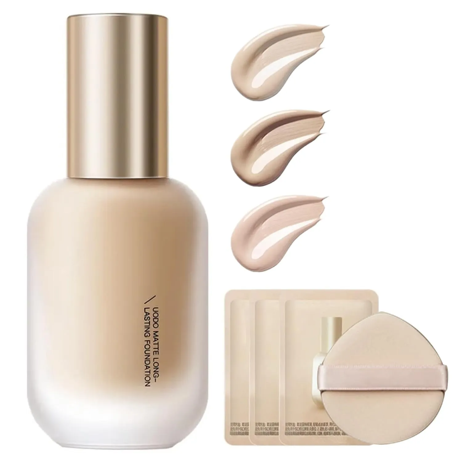 MissPretty Long-Lasting Moisturizing Liquid Foundation,Breathable Makeup for Face,Foundation Full Coverage,24HR Wear,Weightless,Natural Matte Finish,for Dry Skin,Combination Skin (Moisturizing#C01)