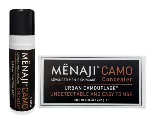 MËNAJI URBAN CAMOUFLAGE® Concealer Stick for Men - Skin Foundation Concealer for Dark Circles, Acne, Under Eye - Corrector - Mens Cosmetics - Sand - 0.35oz