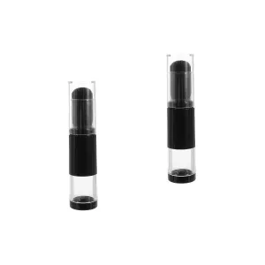 POPETPOP 2pcs Press-type Makeup Brush Packaging Bottle Brush All-in-one Portable Spray Powder Brush Retractable Brush Grubber Top The Tools Makeup Supplies Cosmetics Plastic Concealer Child