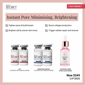 Pore Minimising & Brightening Serum Kit