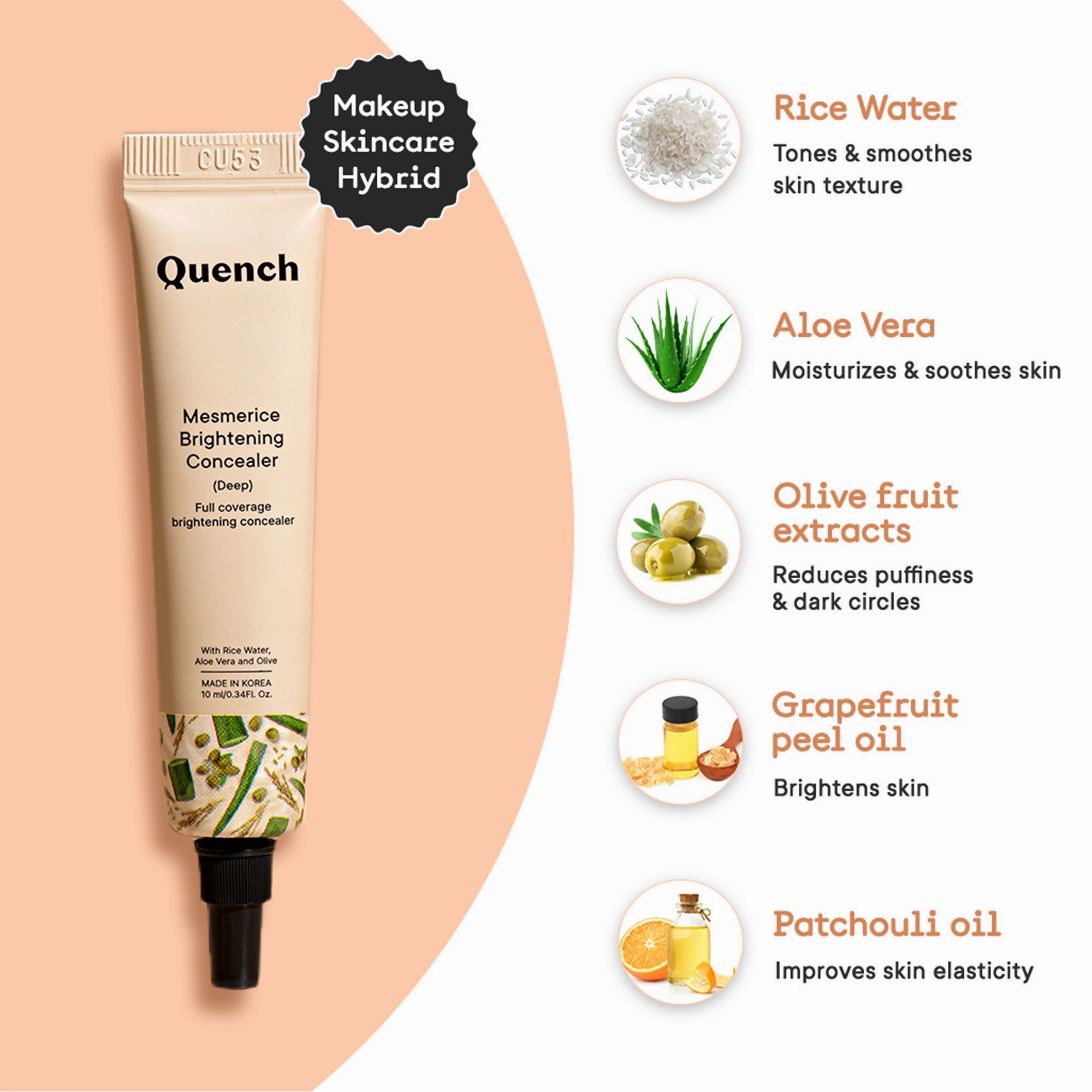 Quench Mesmerice Brightening Concealer - Deep