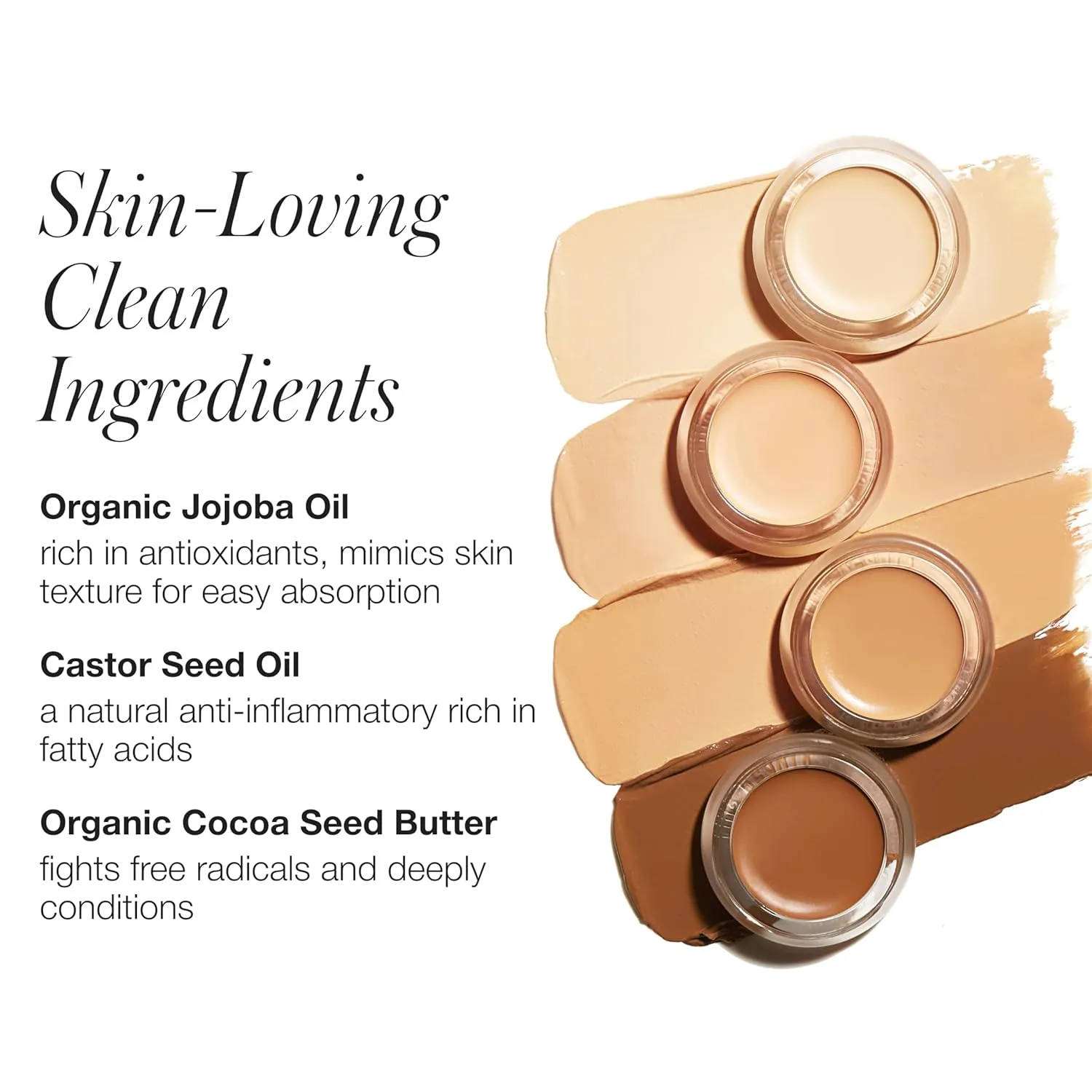 RMS Beauty UnCoverup Cream Concealer – Full Coverage, Hydrating Makeup for Dark Circles and Mature Skin