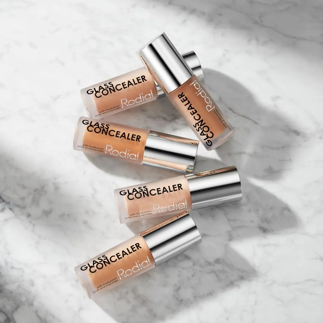 Rodial Glass Concealer Shade 1 - Luminous, Full-Coverage Cream with Peptides and Antioxidants for Flawless Skin, 0.1 fl. oz.