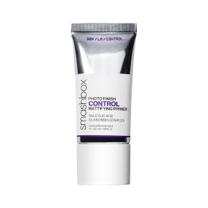 Smashbox Photo Finish Control Mattifying Makeup Primer| Salicylic Acid, Matte, Oil-Control, Vegan   Cruelty Free