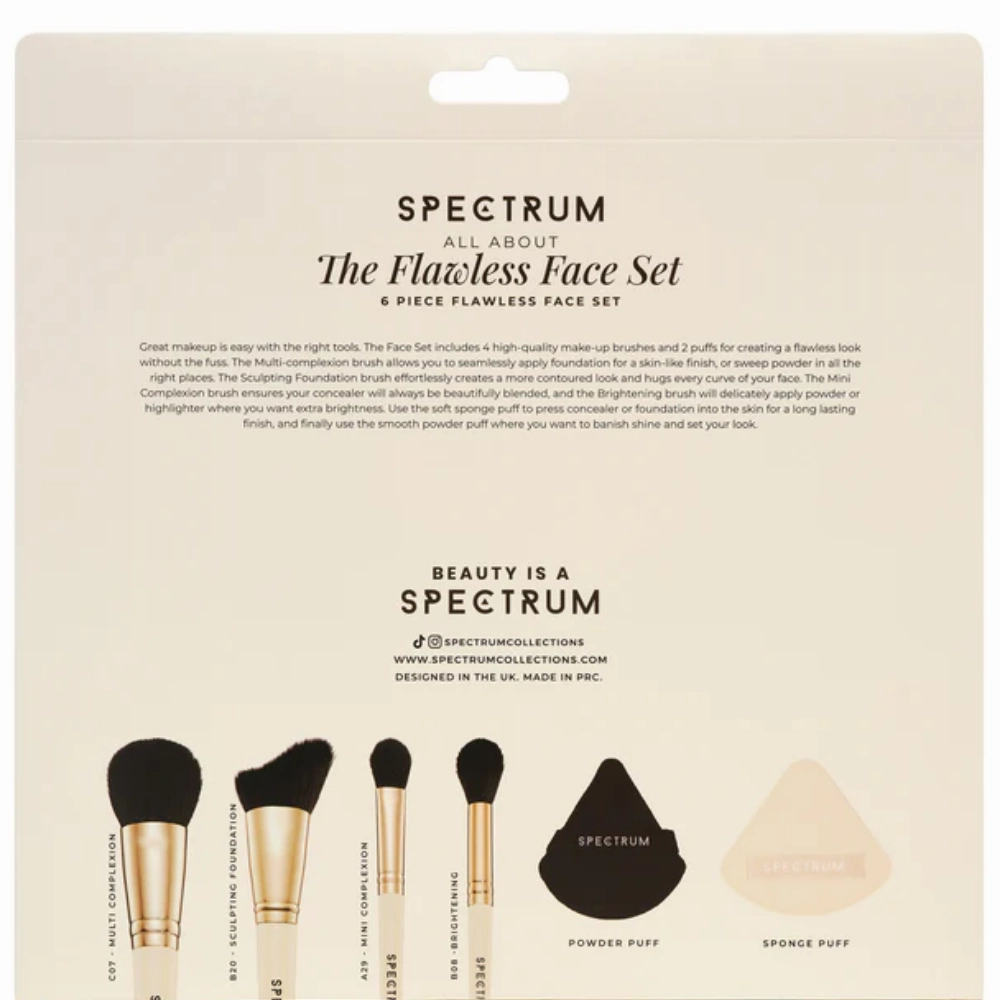 Spectrum Collections All About The Brush 6 Piece Flawless Face Makeup Brush Set
