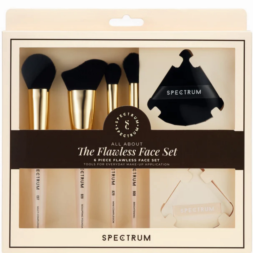 Spectrum Collections All About The Brush 6 Piece Flawless Face Makeup Brush Set