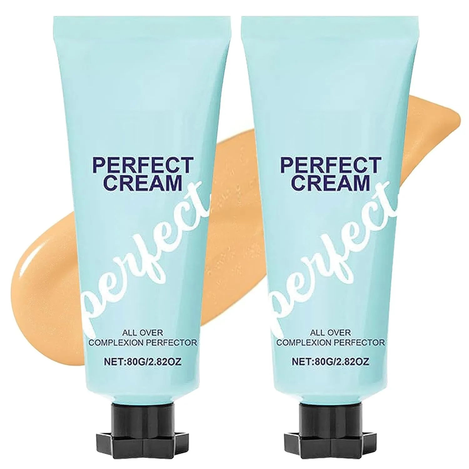 Supreme Cream Body Perfector, Supreme Cream All-Over Complexion Perfector – Long-Lasting CC Foundation - Waterproof & Transfer-Resistant Skin Tint (2pcs)