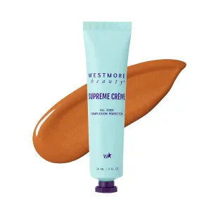 Westmore Beauty Supreme Creme All-Over Complexion Perfector – Long-Lasting CC Cream Foundation - Waterproof & Transfer-Resistant Skin Tint - 1 Oz (Rich)