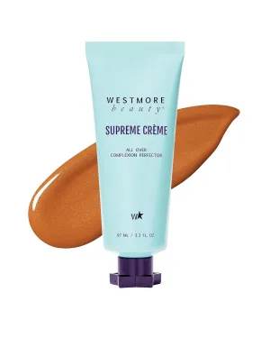 Westmore Beauty Supreme Creme All-Over Complexion Perfector – Long-Lasting CC Cream Foundation - Waterproof & Transfer-Resistant Skin Tint - 3.3 Oz (Rich)